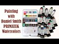 Painting with Primateks! Daniel Smith Watercolors - Granulation and Sparkles Galore
