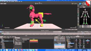 Rigging end Animation centaur in MotionBuilder lesson -3