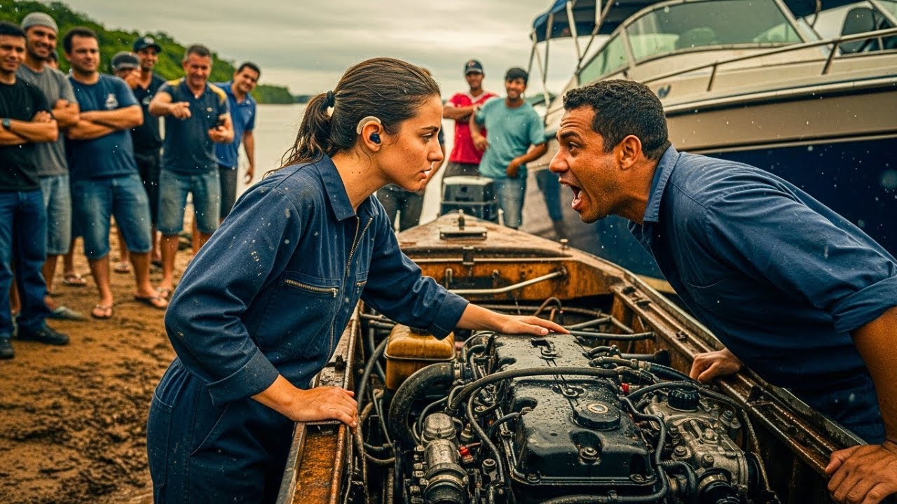 A MECÂNICA SURDA ENFRENTOU A LANCHA QUE NEM 18 MECÂNICOS OUSARAM MEXER — E TODO MUNDO RIU DELA!