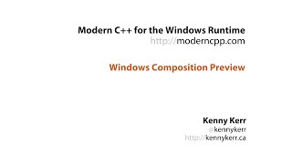 Universal Windows Apps with Standard C++