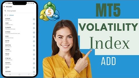 How To Add Volatility Index On MT5 | Add Volatility Index To MT5