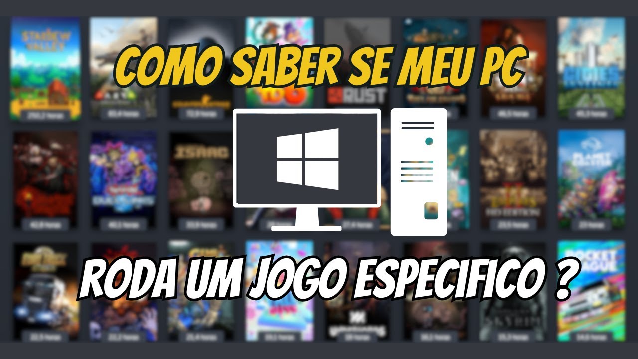 ESSE SITE MOSTRA SE SEU PC RODA OU NÃO UM JOGO RÁPIDO, FÁCIL E SEM ...