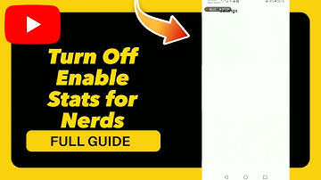 How to Turn Off Enable Stats for Nerds on YouTube