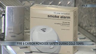 Fire and Carbon Monoxide safety tips in the cold