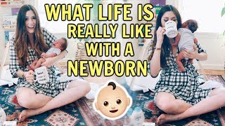 Day In The Life With a Newborn | Mom Vlog