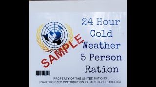 Minotaur Trading Co UN Cold Weather 5 Man 24hr Sample