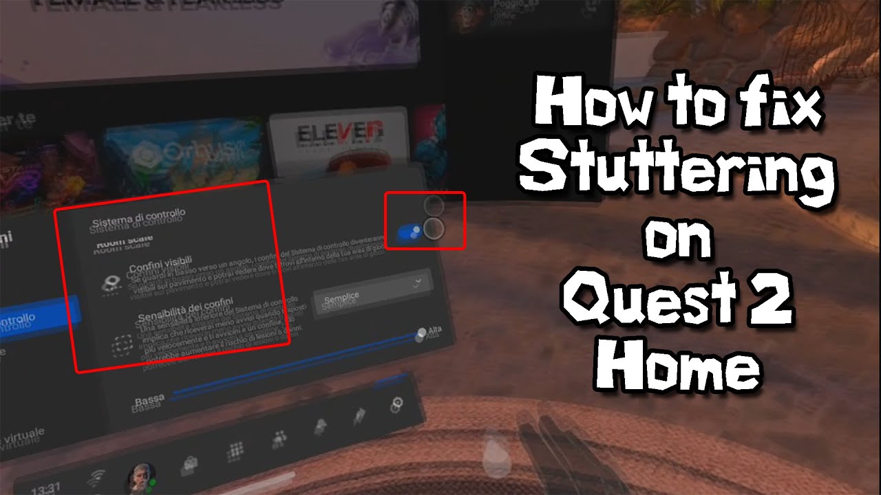 Moske venlige Bliv overrasket How to fix stuttering and lag in Quest 2 Home - YouTube