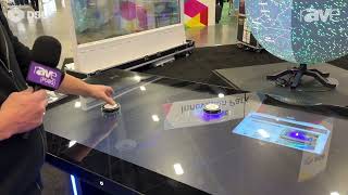 DSE 2024: Screen Solutions Demos 55-Inch Collaboration Touch Table With Puck Software