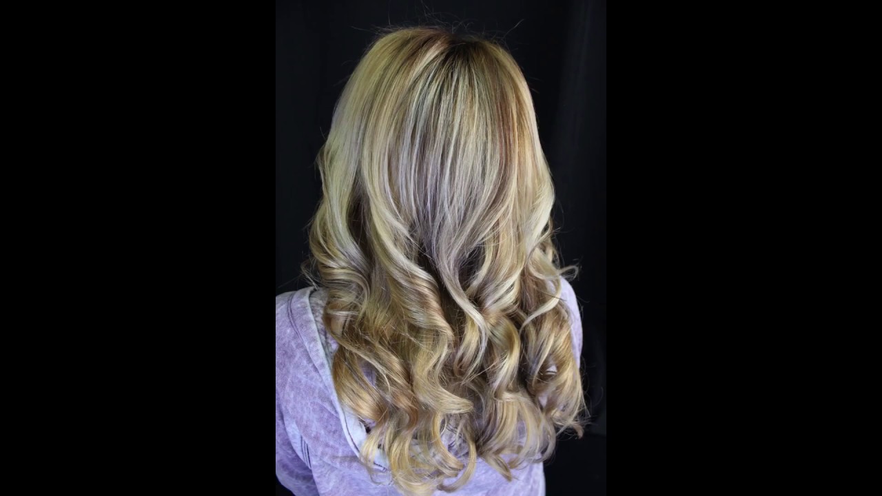 Flamboyage Hair with Ashley Rocks of AK Lounge San Antonio - YouTube