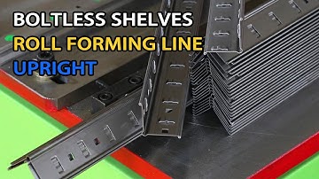 Metal Shelf Rack Steel Shelving Storage Boltless Shelves Production Line Roll Forming Line
