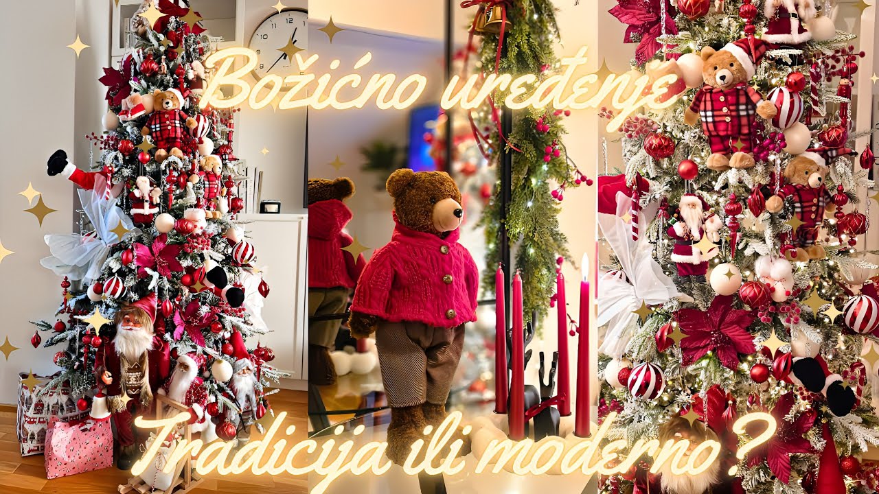 Blagdanski crveni bor 2025: Tradicija ili MODERNI HIT?  Pogledajte kako sam uredila stan!