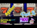 Max Bet $200 Double Gold $100 Slot Machine, Old School Slot Jackpot Part 2