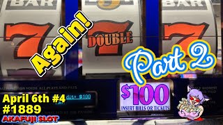 Max Bet $200 Double Gold $100 Slot Machine, Old School Slot Jackpot Part 2