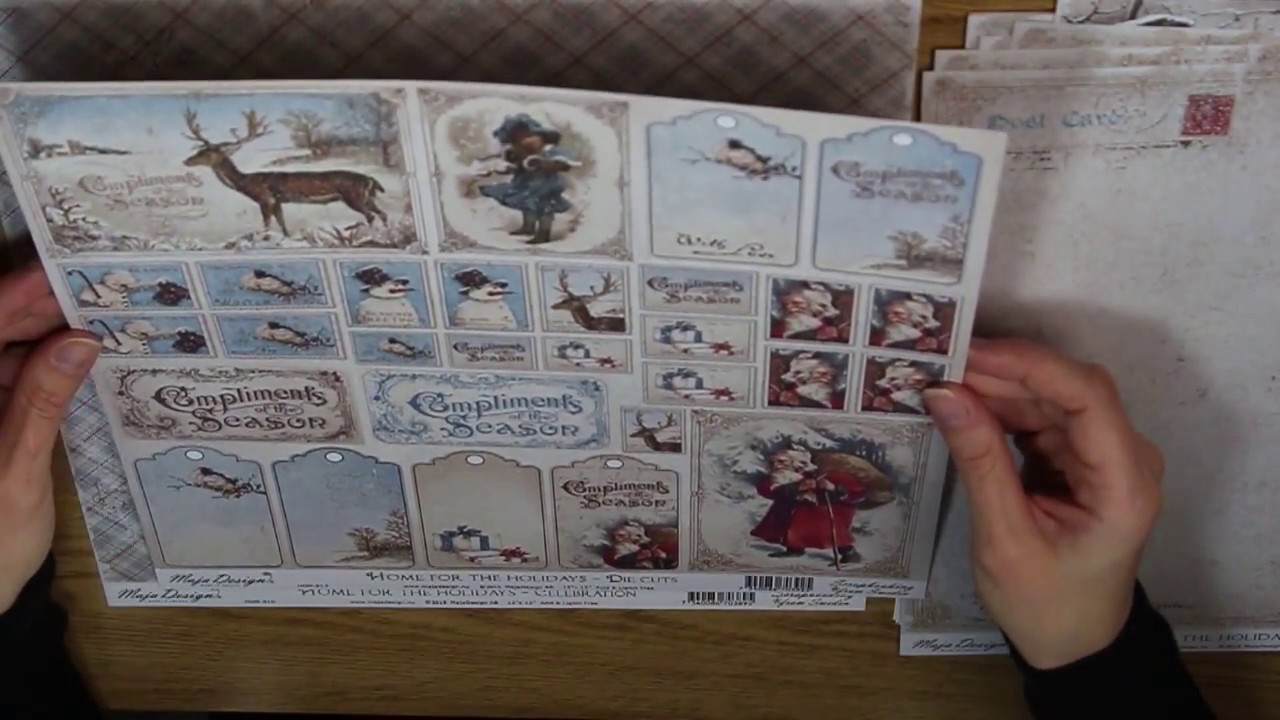 Мои покупки для скрапбукинга/my scrap haul: дистресс чернила и новогодняя бумага Maya design