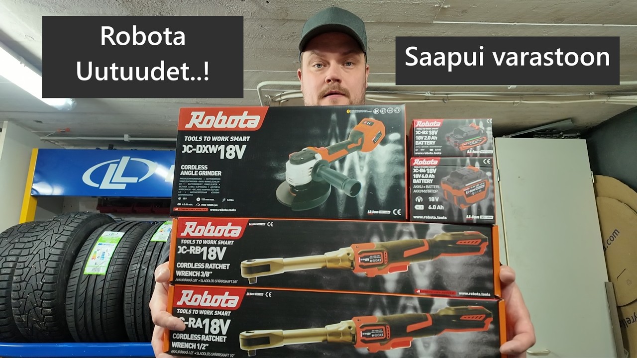 Robota uutuuksia varastoon