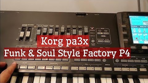 Korg pa3x - Funk & Soul - Live Record | Part 4