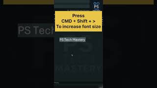Keyboard Shortcuts to increase font size in Mac in MS Word #shortsfeed #wordtipsandtricks #msword