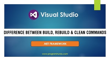C# in Urdu and Hindi - Difference between Build, Rebuild and Clean Solution Commands