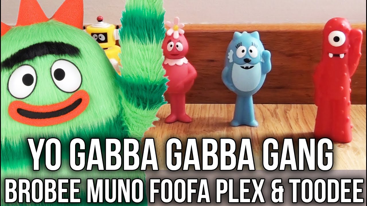 Yo Gabba Gabba Gang Unboxing: Toodee Brobee Muno Foofa & Plex Cute Toys