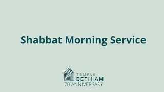 5/23/26 Shabbat Morning Service - B_ Mitzvah
