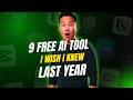 9 Free AI Tools I Wish I Knew Last Year (2025)