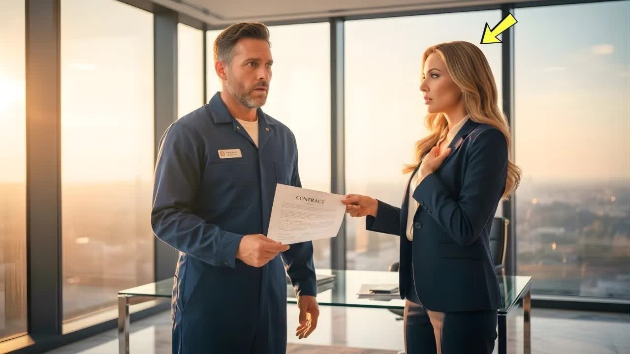 Hausmeister Vater spielt Ehemann der Milliardärin – bis sie sein verborgenes Geheimnis erfährt