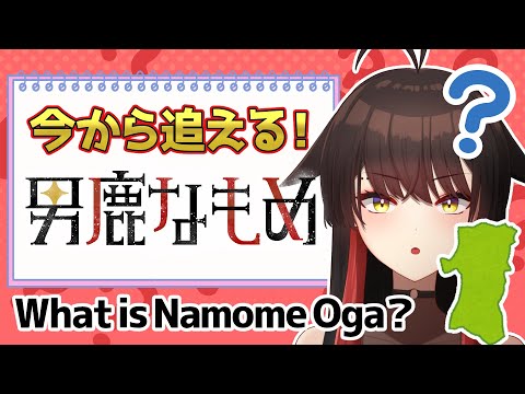 【自己紹介】改めまして！男鹿なもめです！【#VTuber】