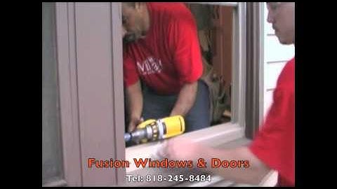Milgard Windows Replacement Block Frame installation by Fusion Windows