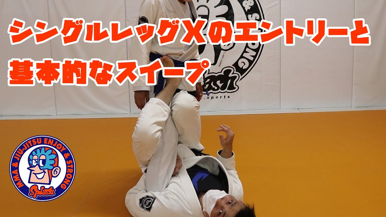 Single Leg X Entry and Basic Sweep - YouTube