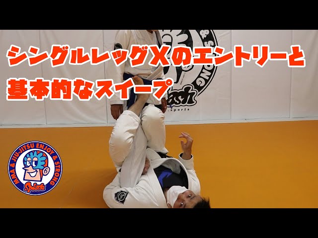 Single Leg X Entry and Basic Sweep - YouTube