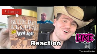Reaction to Blue Bell Java Jolt Ice Cream Review