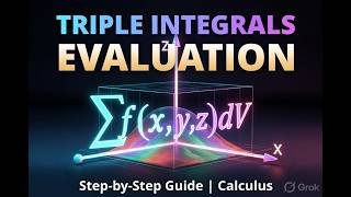 Evaluation of triple integrals