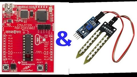 msp430 Launchpad & Soil Sensor