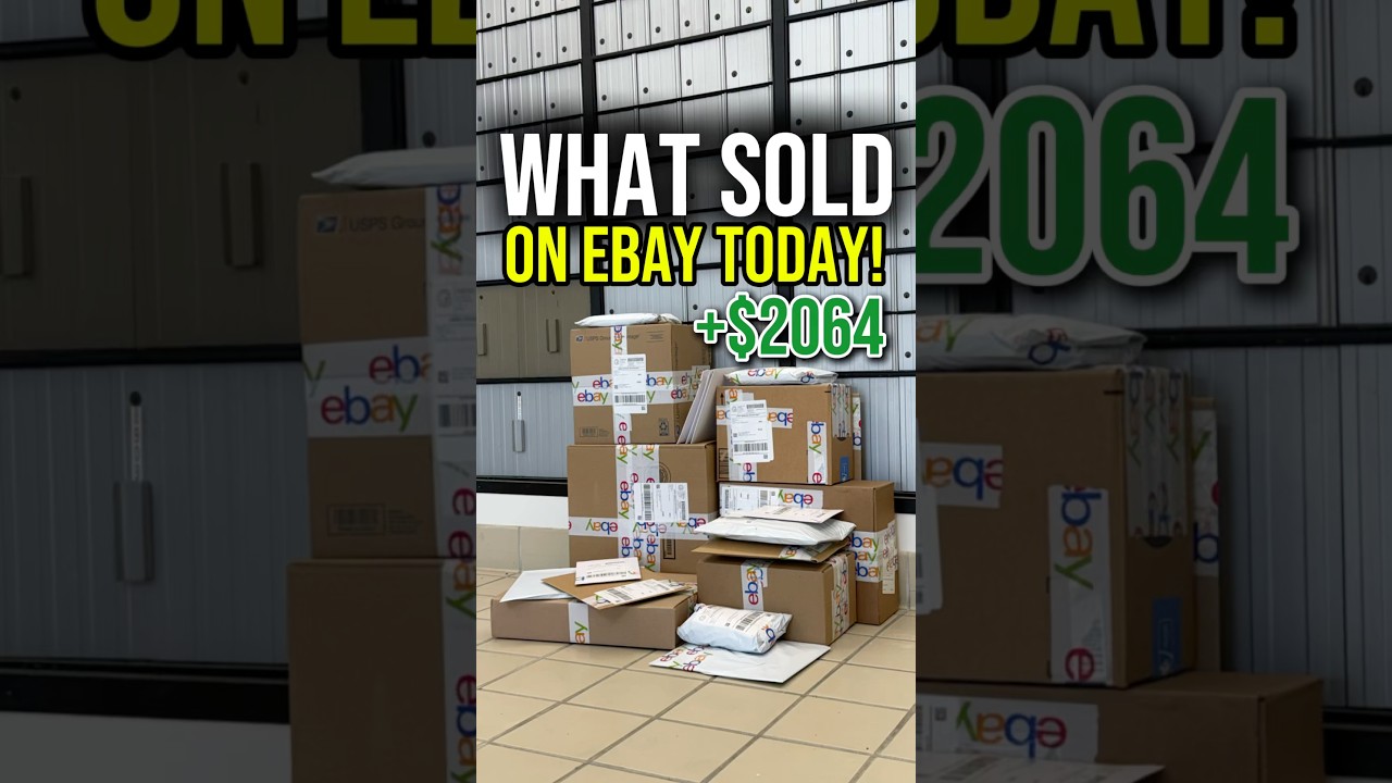 rewrite this title ,064 Sold on eBay in One Day (What I Sold Today)
