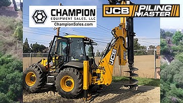 JCB PilingMaster Limited Access Foundation Drilling