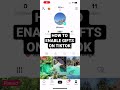 How To Enable Gifts On TikTok Shorts Viral