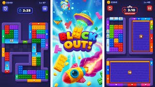 Block Out! - Color Sort Puzzle Levels 41-50 Gameplay 