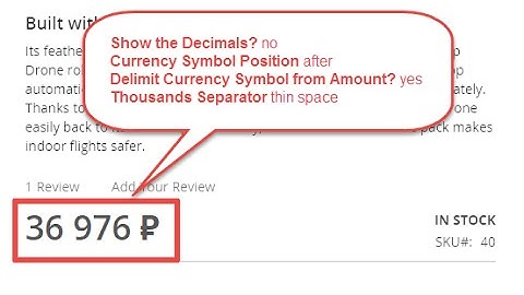 Magento 2 extension: «Price Format»