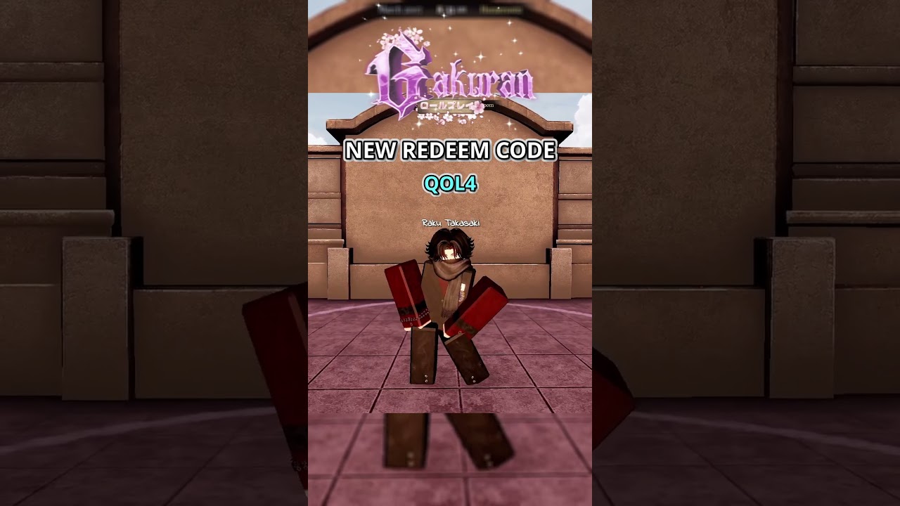 GAKURAN NEW REDEEM CODE #roblox #gakuran #fyp