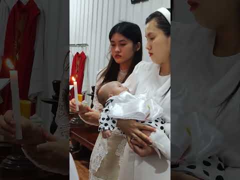 Video Lễ rửa tội cho em bé #shorts - youtube