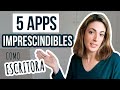 APPS IMPRESCINDIBLES PARA ESCRITORES 2020 | Para iOS, Android, Mac y PC.