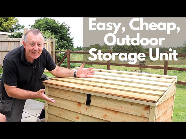 Outdoor Storage Unit - How to Build 