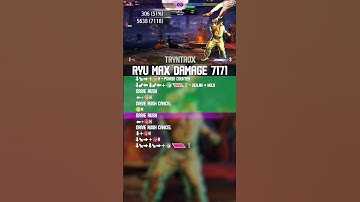 NEW GOD RYU MAX DAMAGE  #sf6 #streetfighter #fgc #ryu #sf6ryu