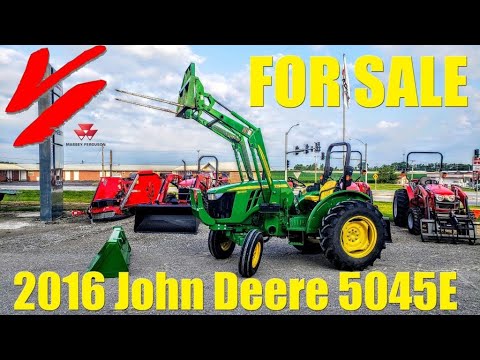 Video: ¿Cuánto pesa una John Deere 5045e?
