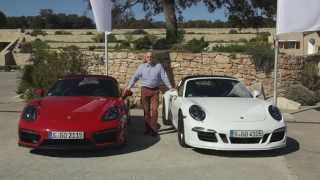 Porsche 911 Targa GTS & Porsche Boxster GTS im Vergleich