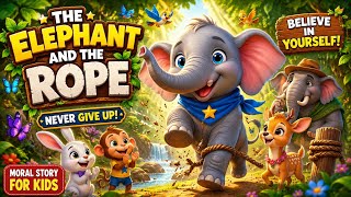 Information The Elephant and the Rope 🐘/Believe in Yourself! /Inspirational Kids Story with Moral /Bedtime Story News