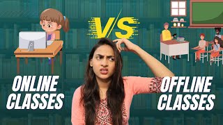 Online Vs Offline Classes🤔 | Which one is better? | Honest Comparison 🔥 | @azfarKhan