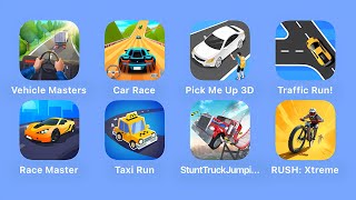 Vehicle Masters, Car Race, Pick Me Up 3D, Traffic Run!, Race Master, Taxi Run, Stunt Truck Jumping, screenshot 3