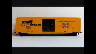 TYCO RAILBOX BOXCAR VARIATION VIDEO