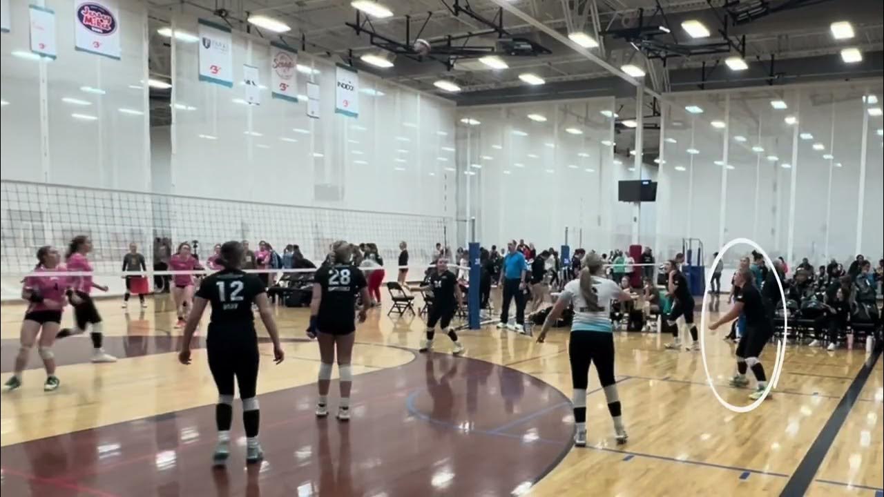 '24 SAVL Spring Madness, 1st in Gold CSVC 16 Blue, 3 Emma Pfeifer